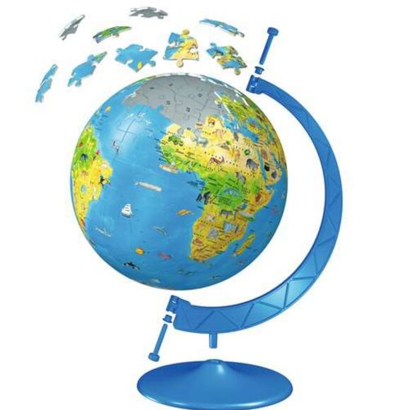 New sealed Ravensburger  3D Puzzle  - Children's World Globe 180 Piece-English - Picture 6 of 16